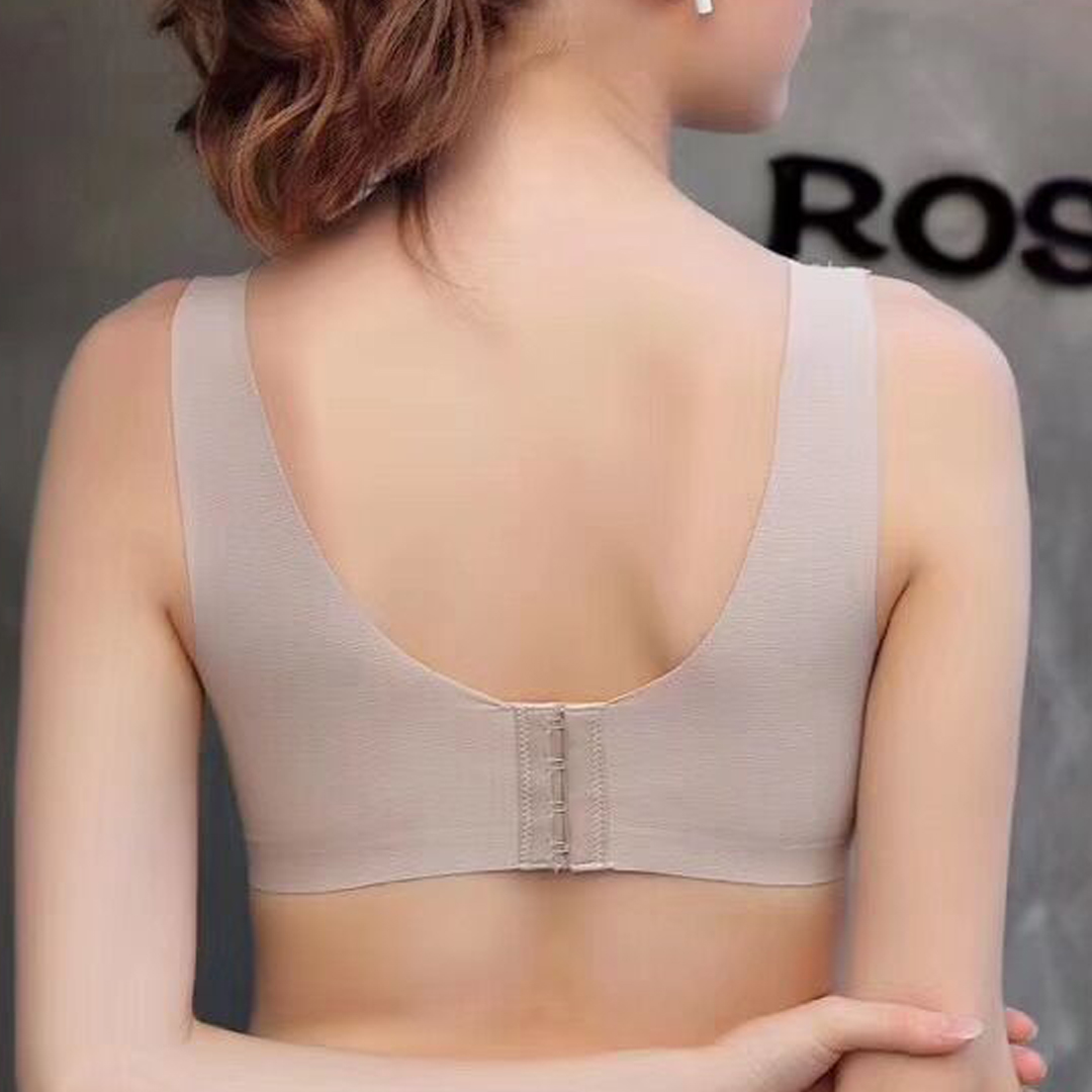 無痕裸感背心式運動健身舒適睡眠內衣