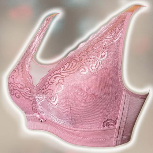 Pure natural silk bra cups all-in-one without steel underwire underwear - Wireless