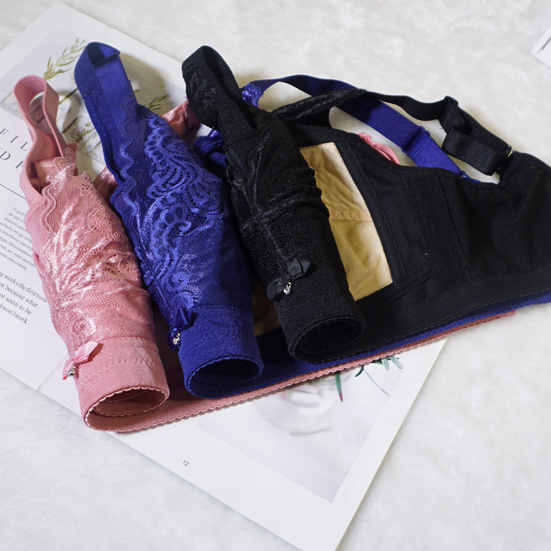 純淨天然蠶絲罩杯全包無鋼圈內衣