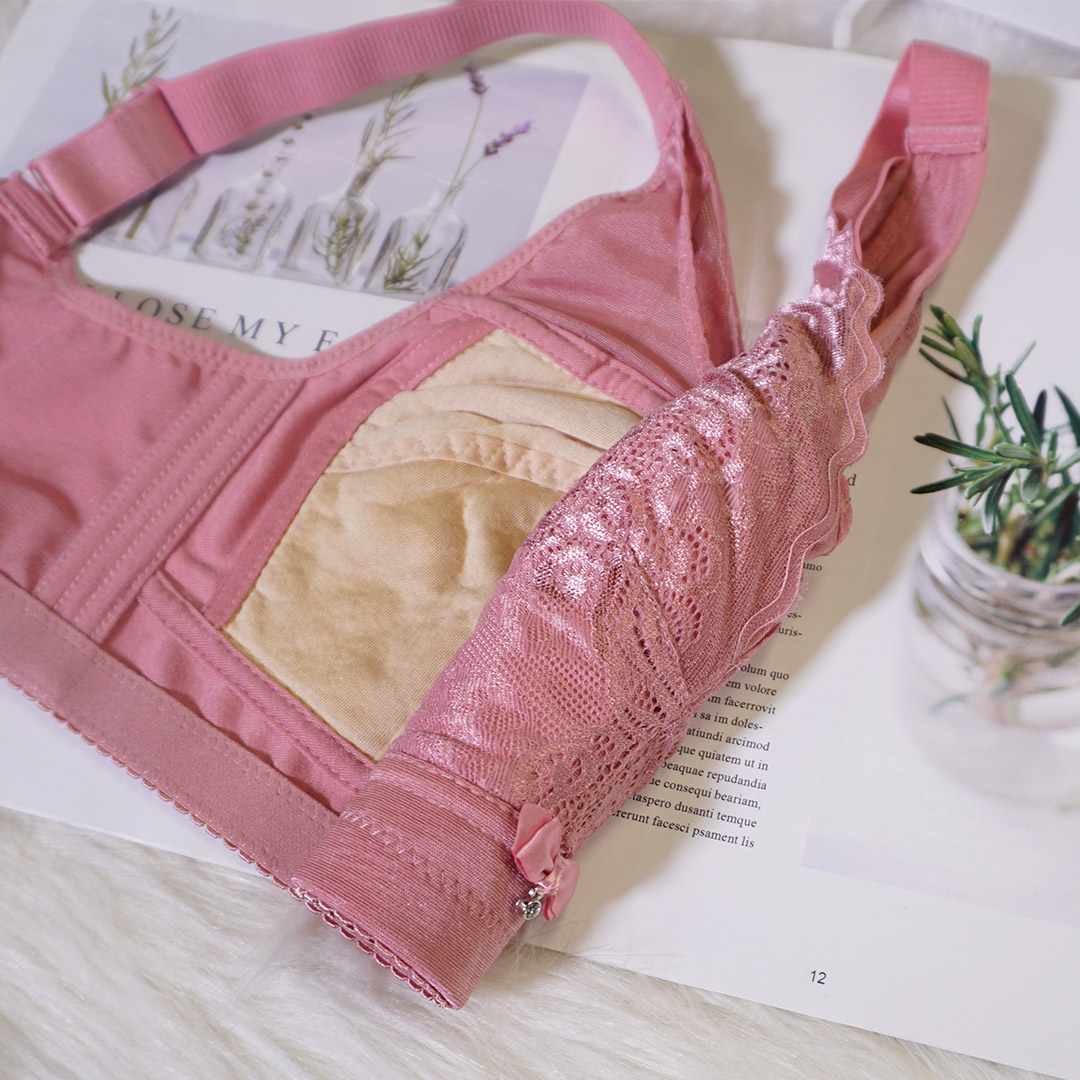 純淨天然蠶絲罩杯全包無鋼圈內衣