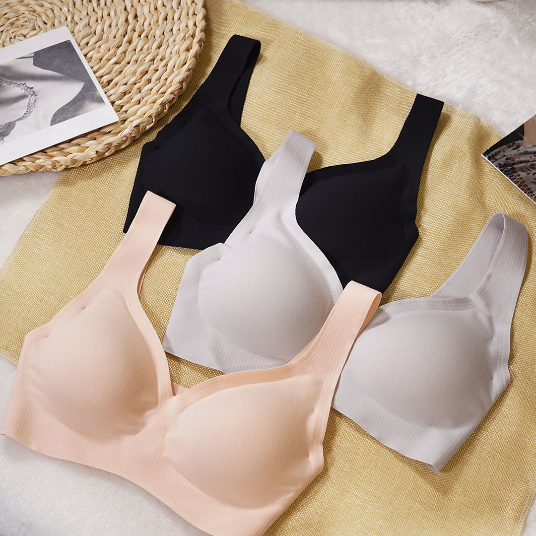 莫代爾日式可拆卸呼吸棉墊無痕運動睡眠背心內衣