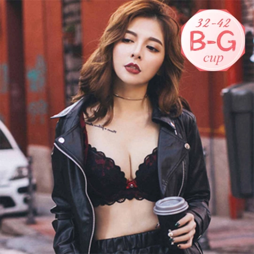 【台灣專利十字脊心不移位】撞色新潮流調整型內衣 32-42 B、C、D、E、F、G杯 - 鋼圈