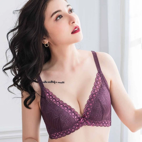 紫蝶深V內衣。A.B.C.D罩