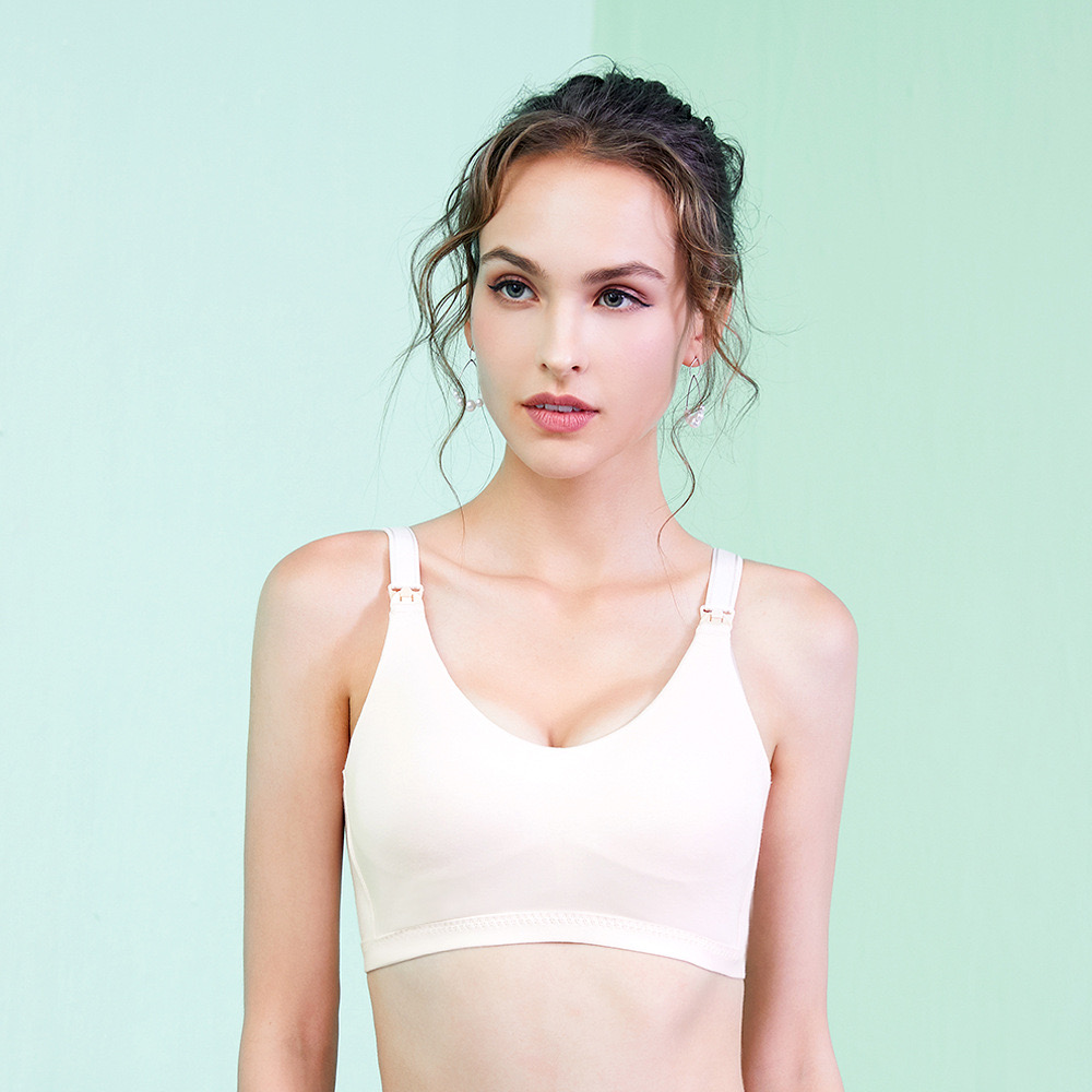 高彈無痕透氣喂哺內衣