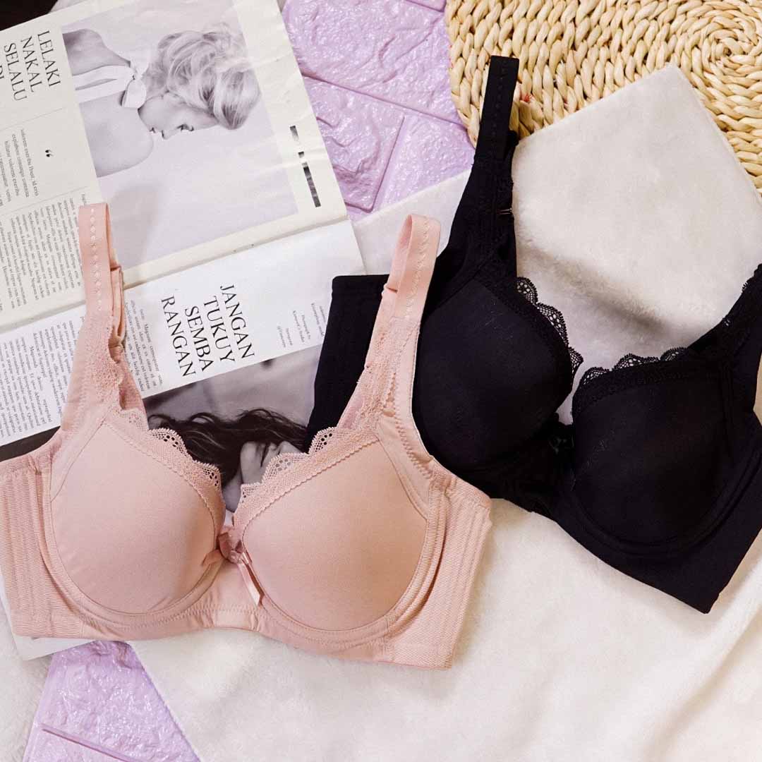 蕾絲誘惑光面機能內衣-加高修背