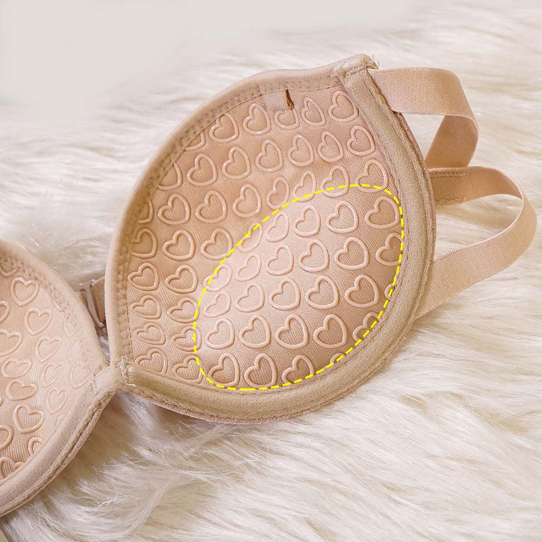 性感聚攏無肩帶隱形-前後露