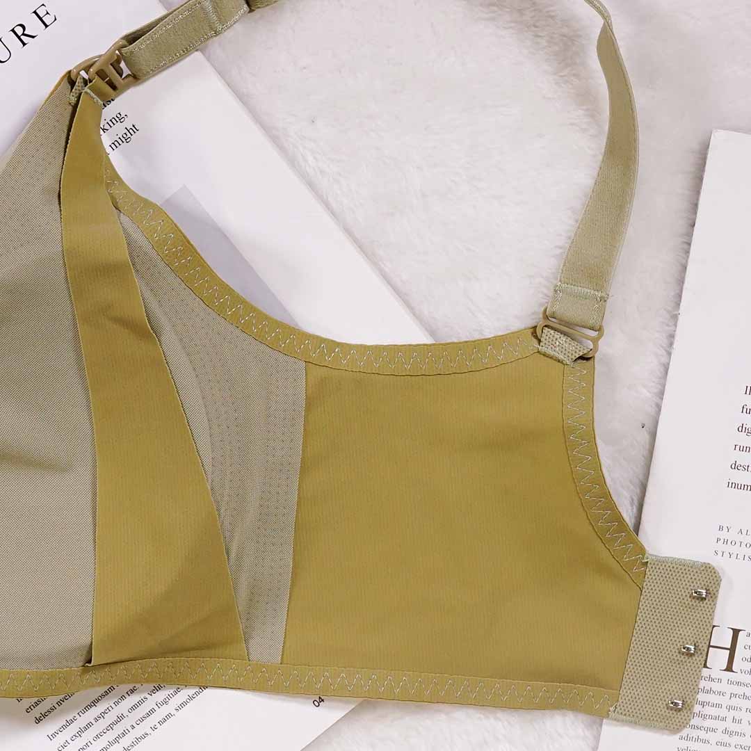 透氣網紗聚攏防下垂哺乳內衣
