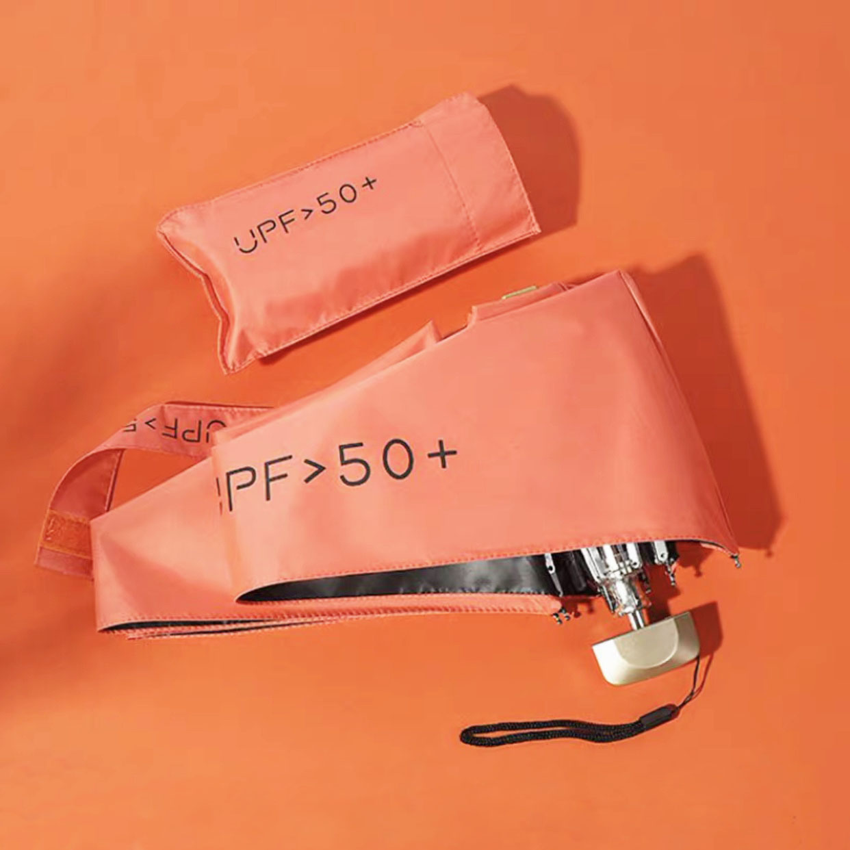 馬卡龍 UPF50+ 摺疊超輕五折防紫外線小巧便携手袋雨傘