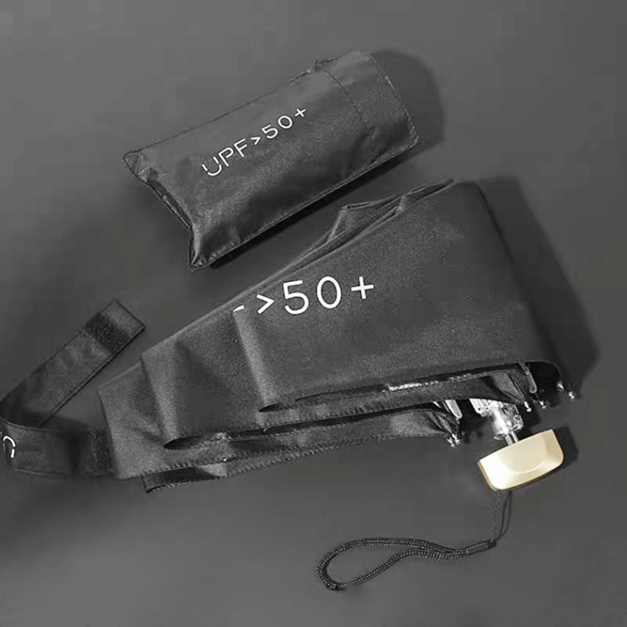 馬卡龍 UPF50+ 摺疊超輕五折防紫外線小巧便携手袋雨傘