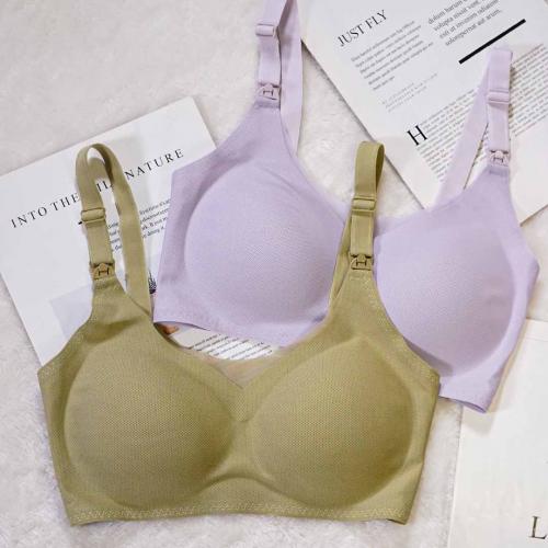透氣網紗聚攏防下垂哺乳內衣
