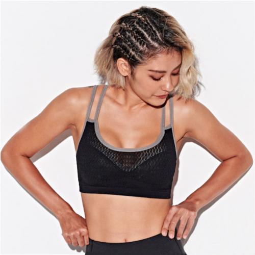 【 Mollifix 】 High profile A++dynamic plastic upgrade color blocking sports BRA - Old me bra