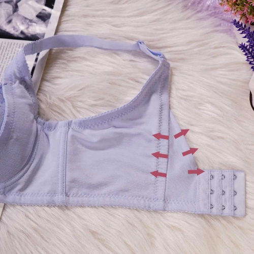 防止肩帶滑落-彈性延伸背片＋U型包覆 強托機能內衣