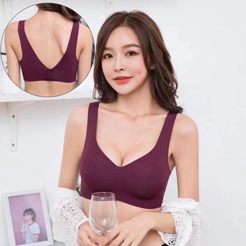 帶厚薄連體罩杯集中無感內衣