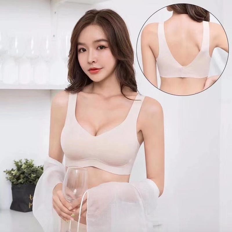 帶厚薄連體罩杯集中無感內衣