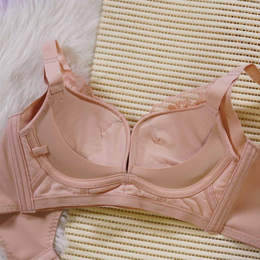 冰爽蠶絲天然活性乳膠杯無磁內衣AB杯