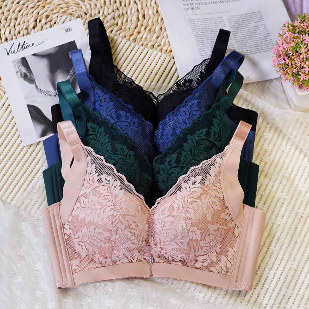 冰爽蠶絲天然活性乳膠杯無磁內衣AB杯