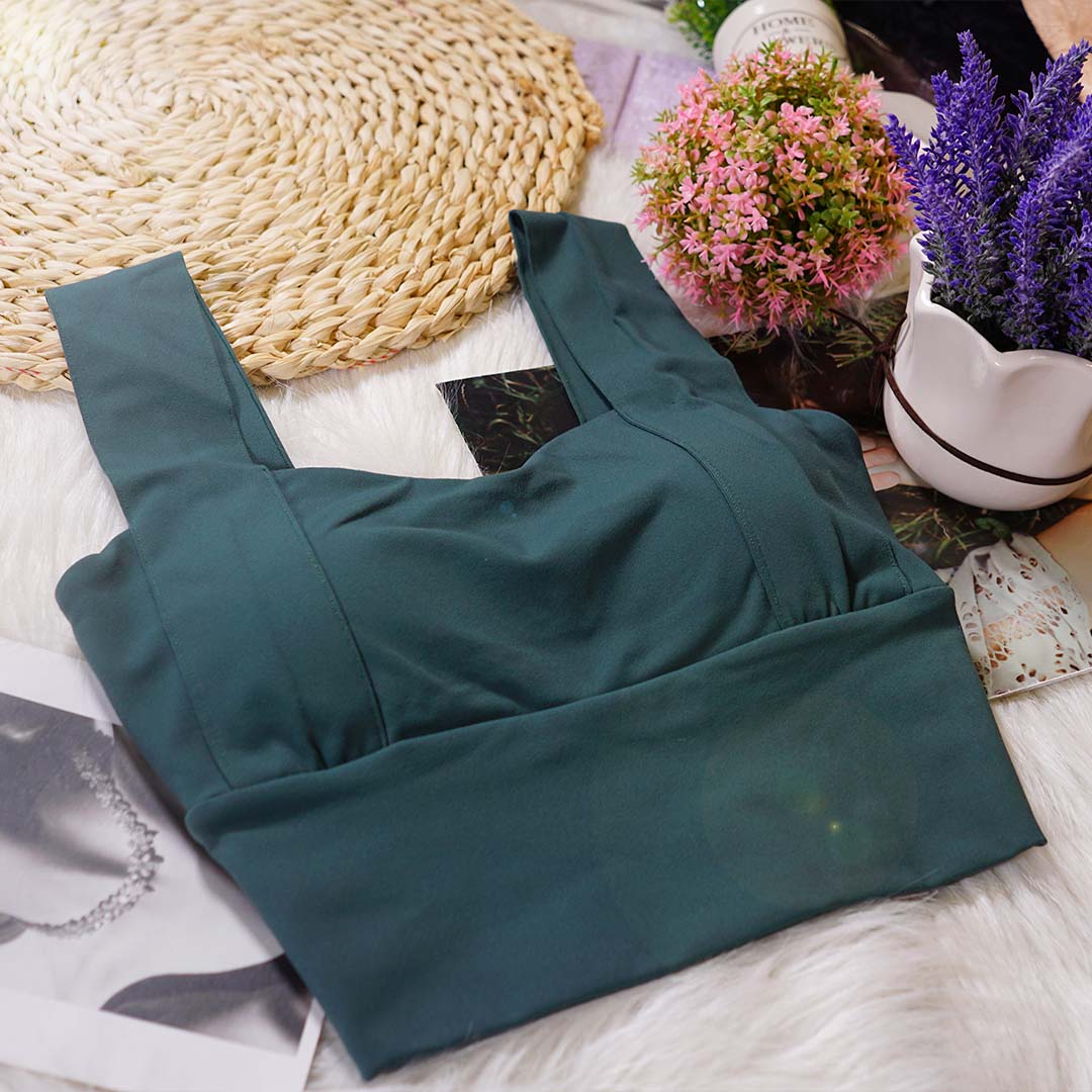 高強度聚攏定型瑜伽跑步防震運動背心-可外穿