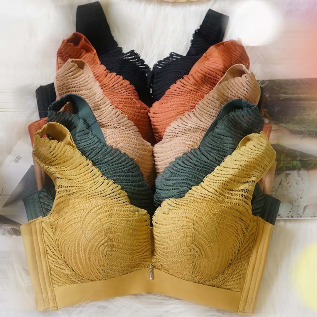 天然玫瑰精油Q彈動輕盈透氣杯無鋼圈內衣