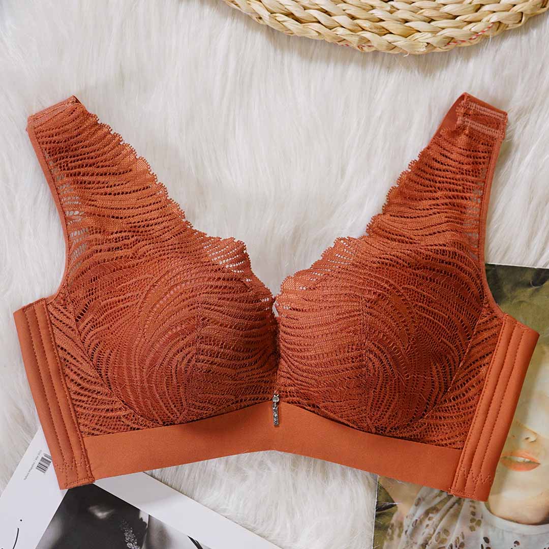 天然玫瑰精油Q彈動輕盈透氣杯無鋼圈內衣