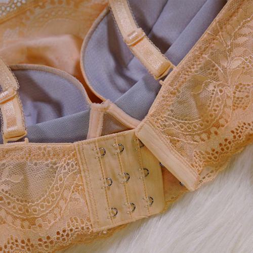 Collagen non-transparent cute no-steel-ring underwire lingerie