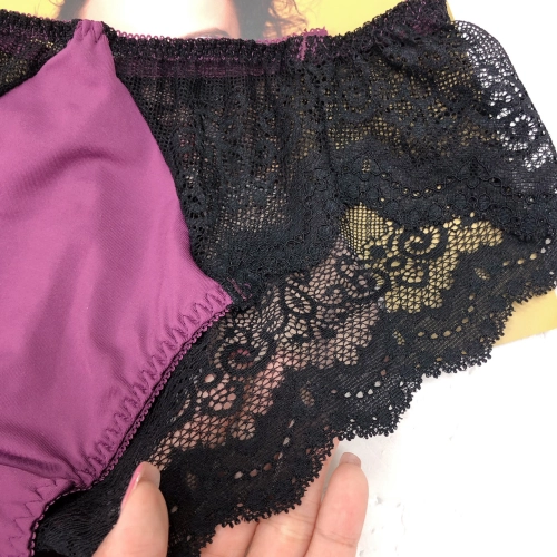 【台灣專利十字脊心不移位】-法式波浪提托全齡機能內衣 配套內褲-高叉健康型