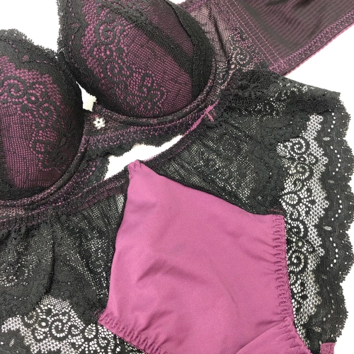 【台灣專利十字脊心不移位】-法式波浪提托全齡機能內衣 配套內褲-高叉健康型