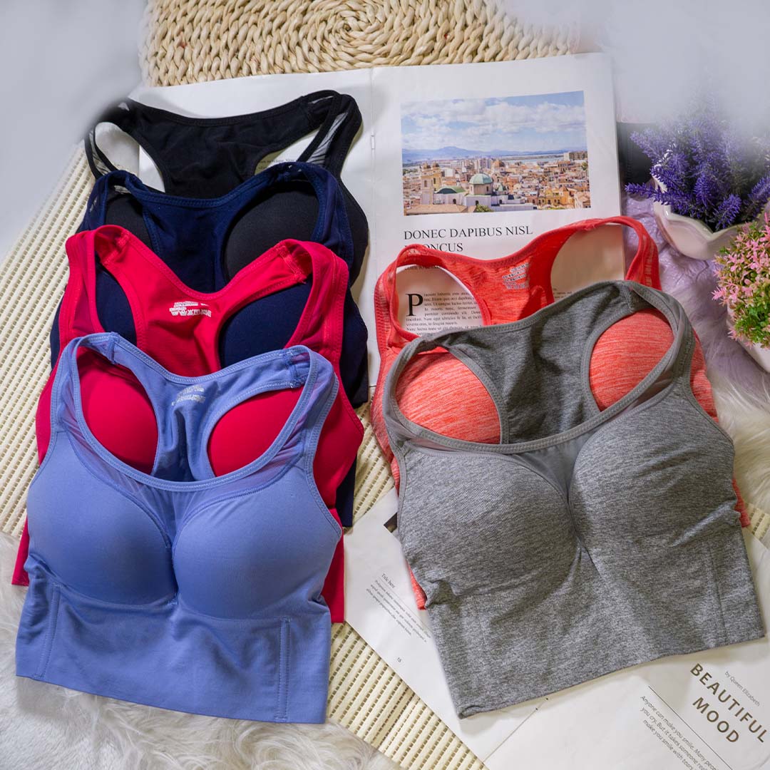 無痕無鋼圈防震背心式運動內衣