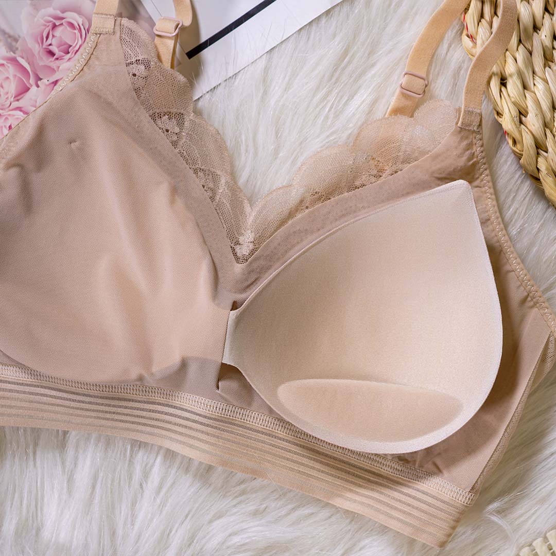 日式無痕性感蕾絲吊帶聚攏透氣背心