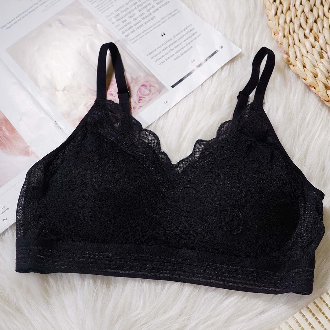 日式無痕性感蕾絲吊帶聚攏透氣背心