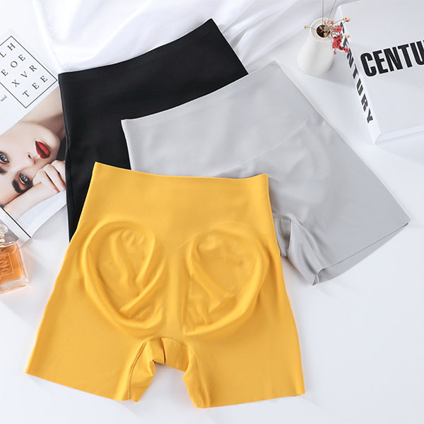 收腹無痕防走光三分褲