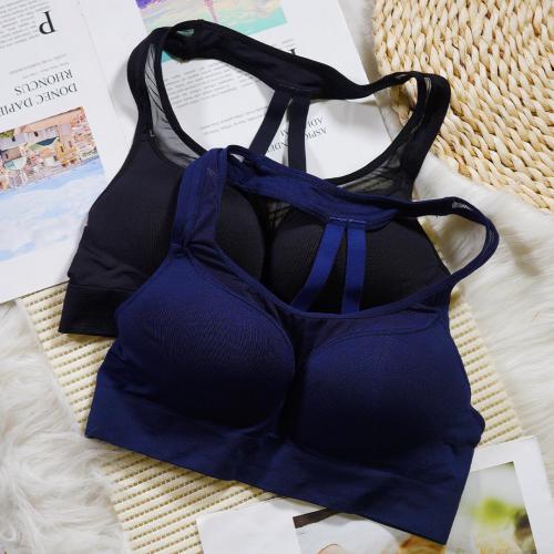 無鋼圈無痕防震背心式美背運動內衣