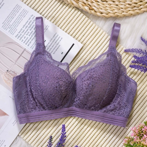 薰衣草原野無鋼圈調整型內衣 - 無鋼圈