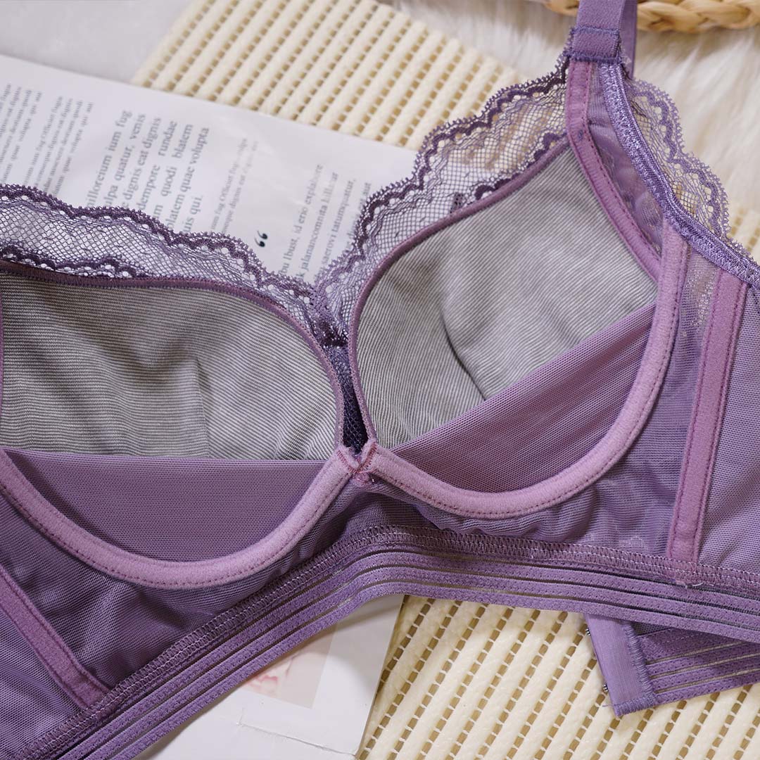 薰衣草原野無鋼圈調整型內衣