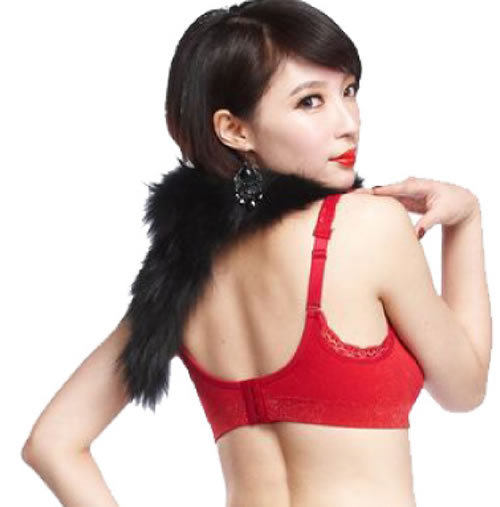 台灣專利無鋼圈健康杯-蕾絲緣邊款-睡眠、生理期、輕運動