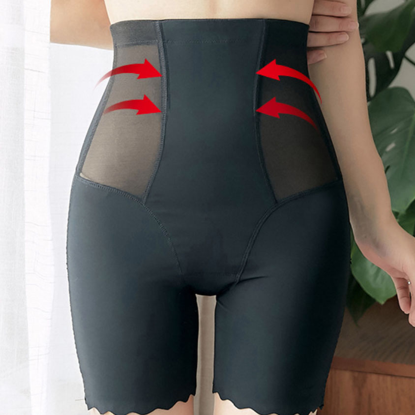 高腰收腹薄款專攻提臀五分平角打底褲-不反卷 8819