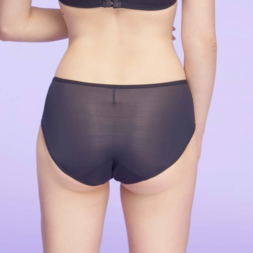 法式純潔系列-深V顯瘦集中型內衣-兩排扣 配褲