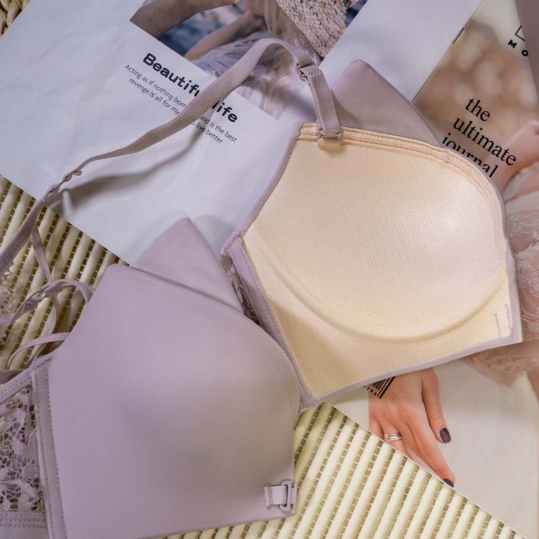 貓咪耳朵二代前扣性感蕾絲交叉美背無鋼圈內衣