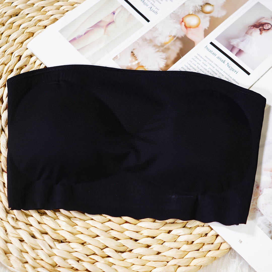 一片式冰絲抹胸無痕打底內衣裹胸