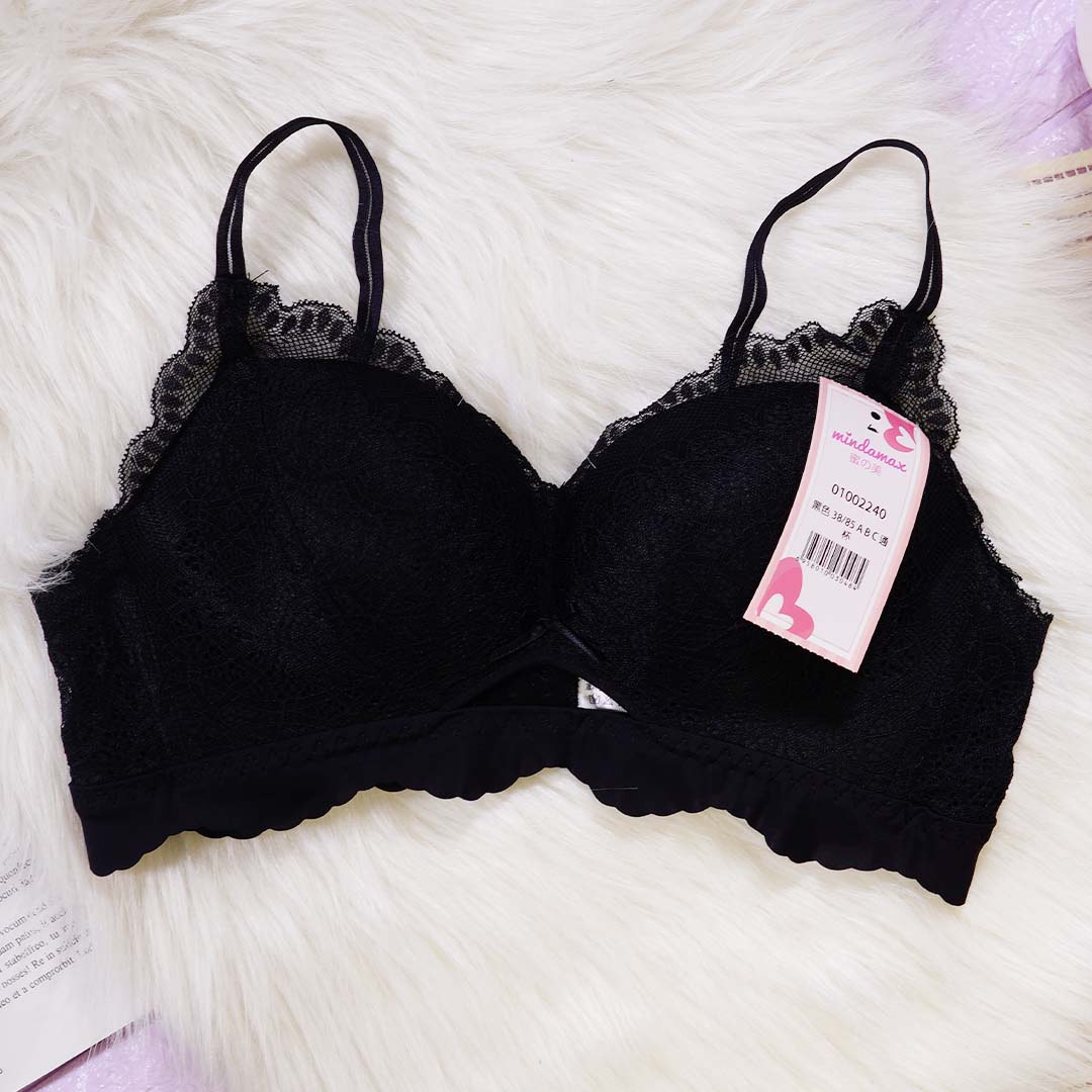 鏤空蝴蝶雞心小性感&甜美蕾絲集中聚攏無鋼圈內衣