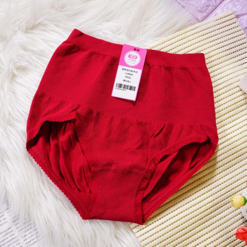 高腰束腹棉質女內褲