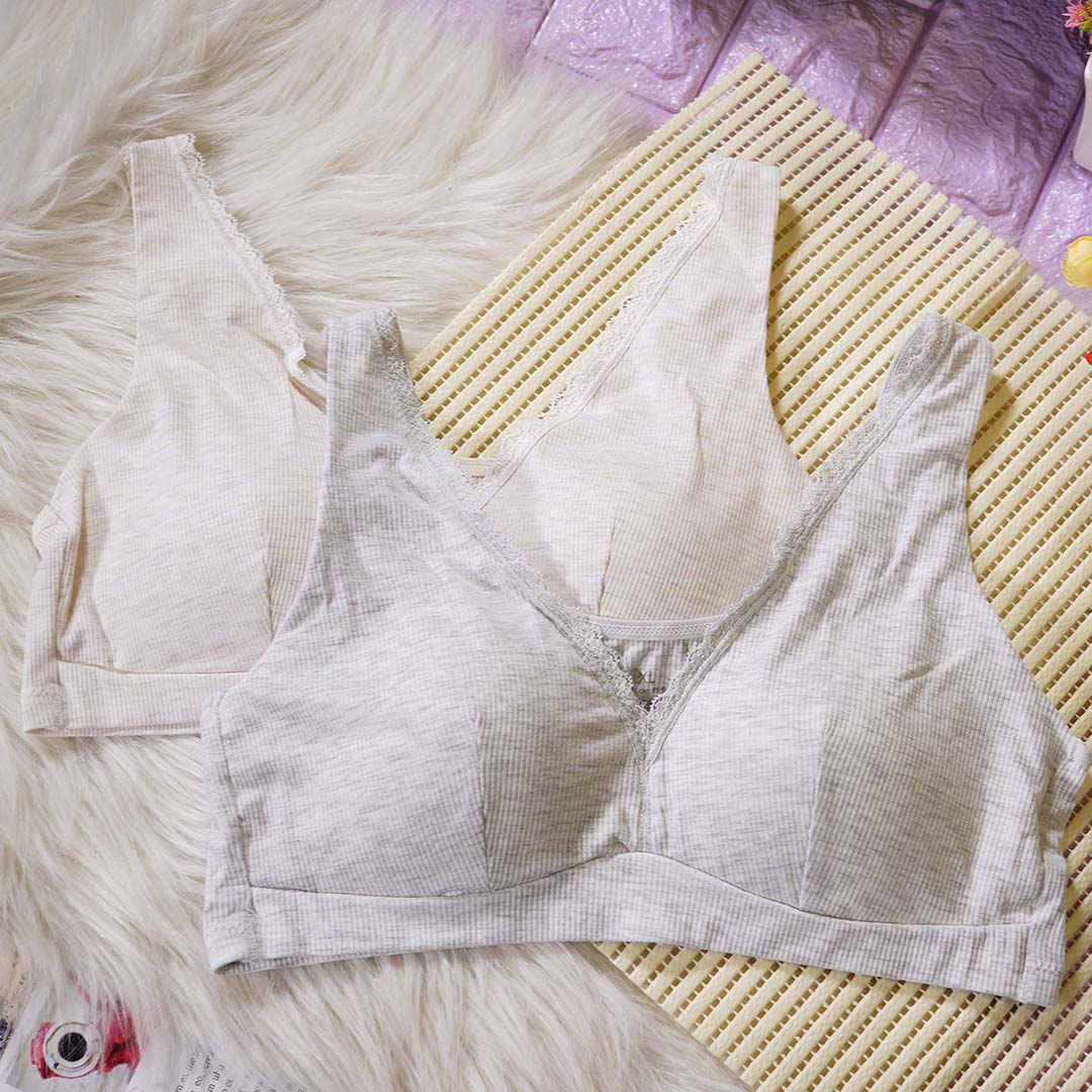 舒適純棉V肩背心式內衣-透氣罩杯型-2-6501