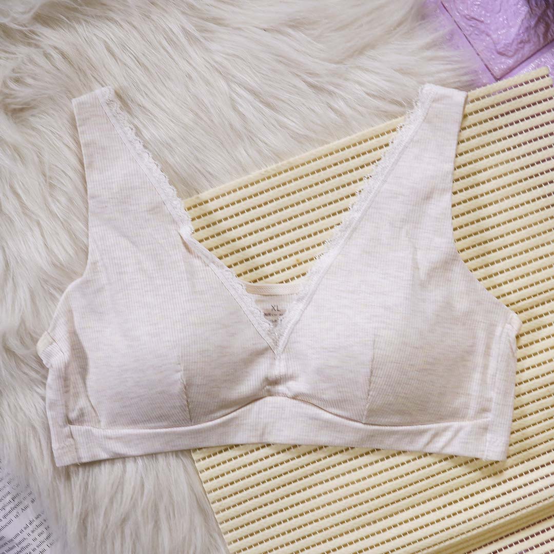 舒適純棉V肩背心式內衣-透氣罩杯型-2-6501