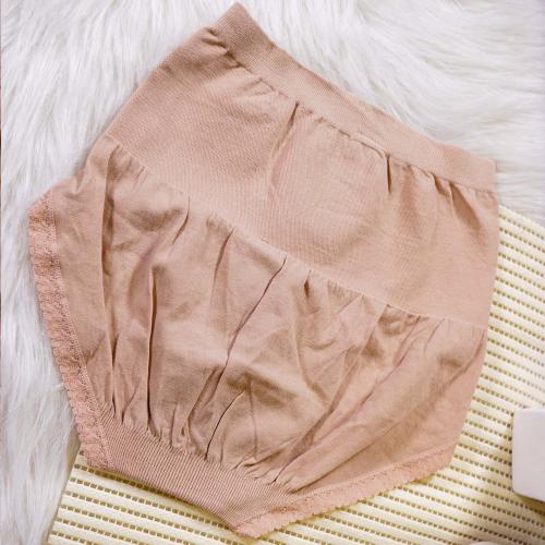 High waisted cotton women's underwear with a cinched abdomen
