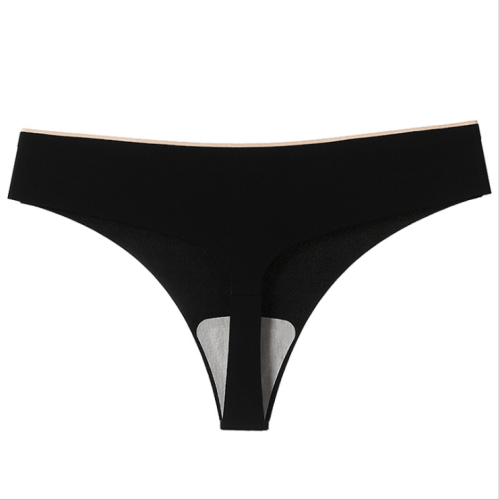 桑蠶絲抗菌冰絲無痕瑜珈丁字褲