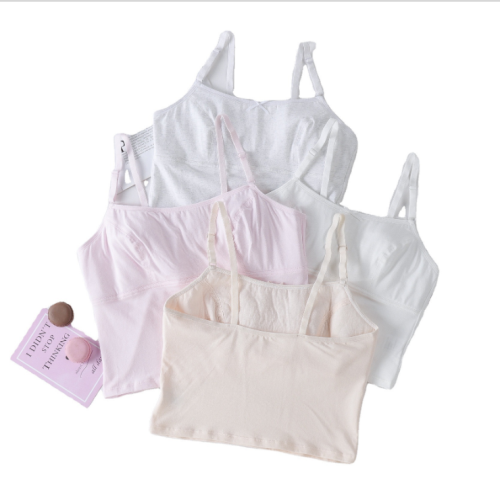 女童發育期純棉內衣防凸點