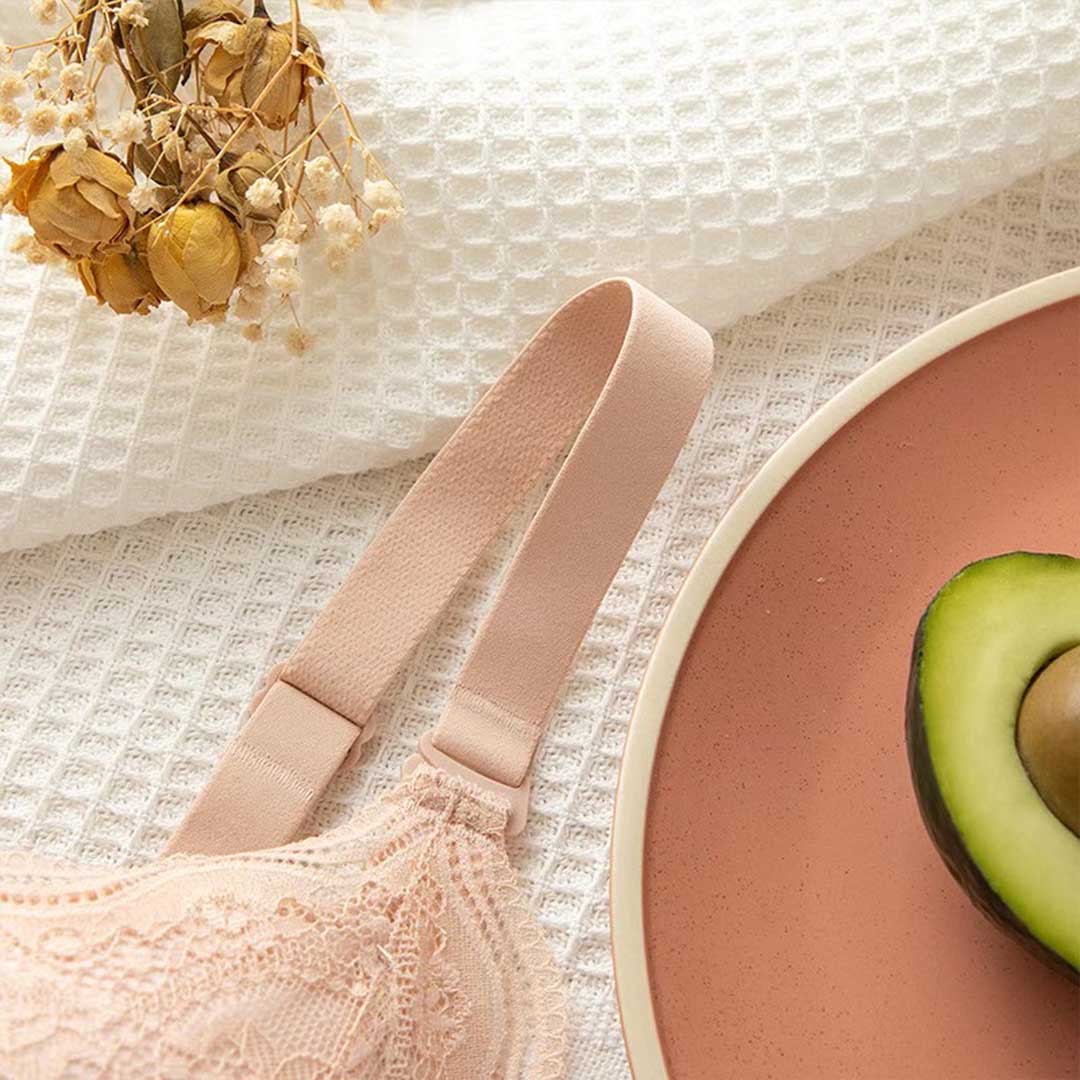 舒適莫代爾嬰肌棉無鋼圈小胸聚攏加厚調整型內衣