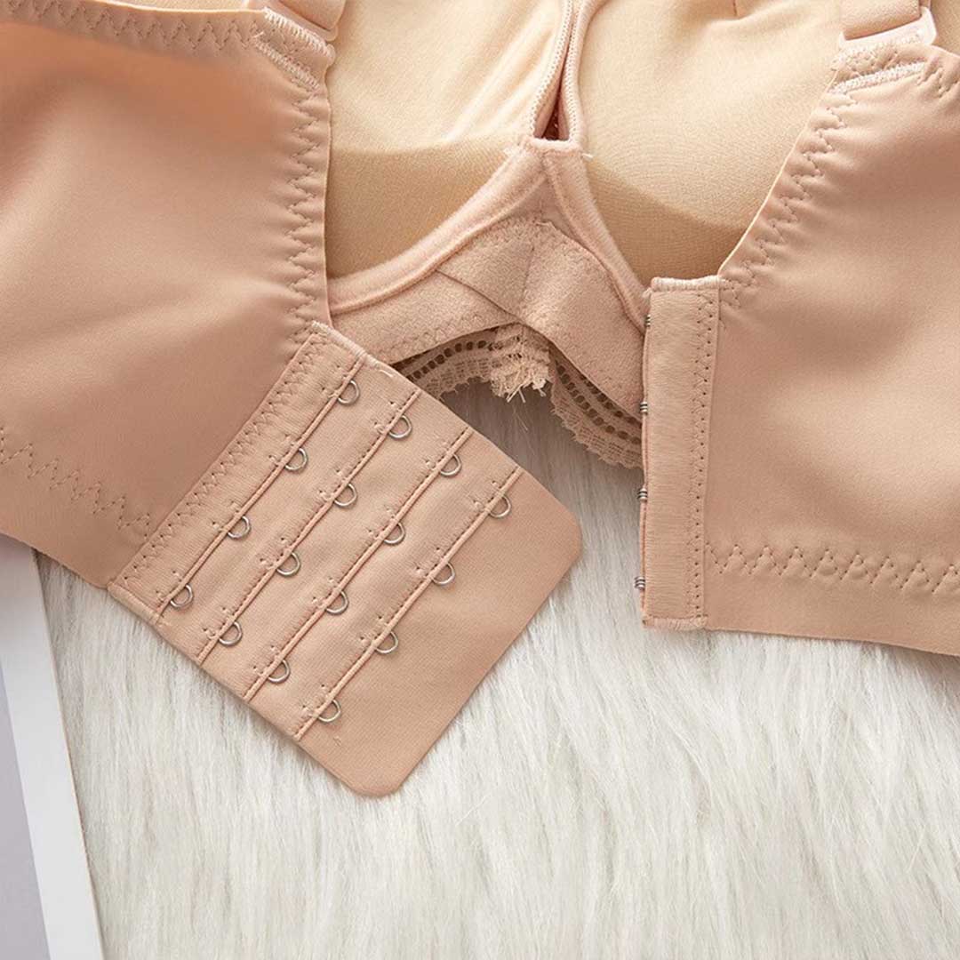 舒適莫代爾嬰肌棉無鋼圈小胸聚攏加厚調整型內衣