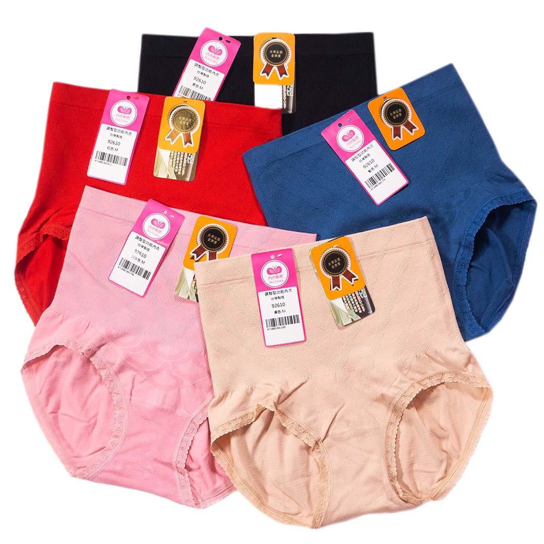 全棉收腩仔高腰內褲