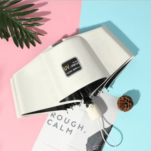 全自動三折防雨防曬兩用傘