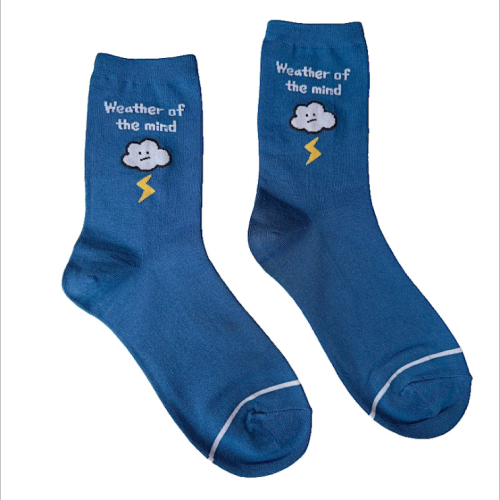 kikiya韓國笑臉字母校園風長筒襪